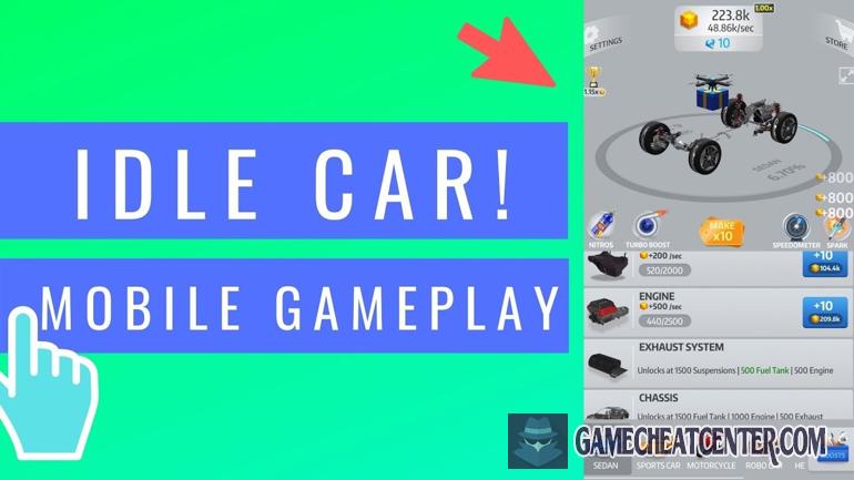 Idle Car Cheat To Get Free Unlimited Diamonds